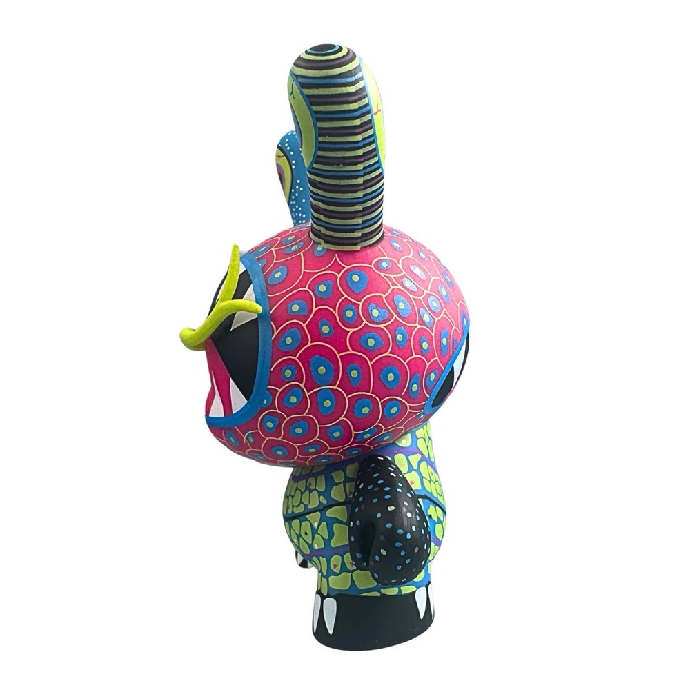 Kidrobot Dunny Azteca II Necuc 3" Lizard Vinyl Art Figure Designer Toy 2011 - Picture 5 of 16
